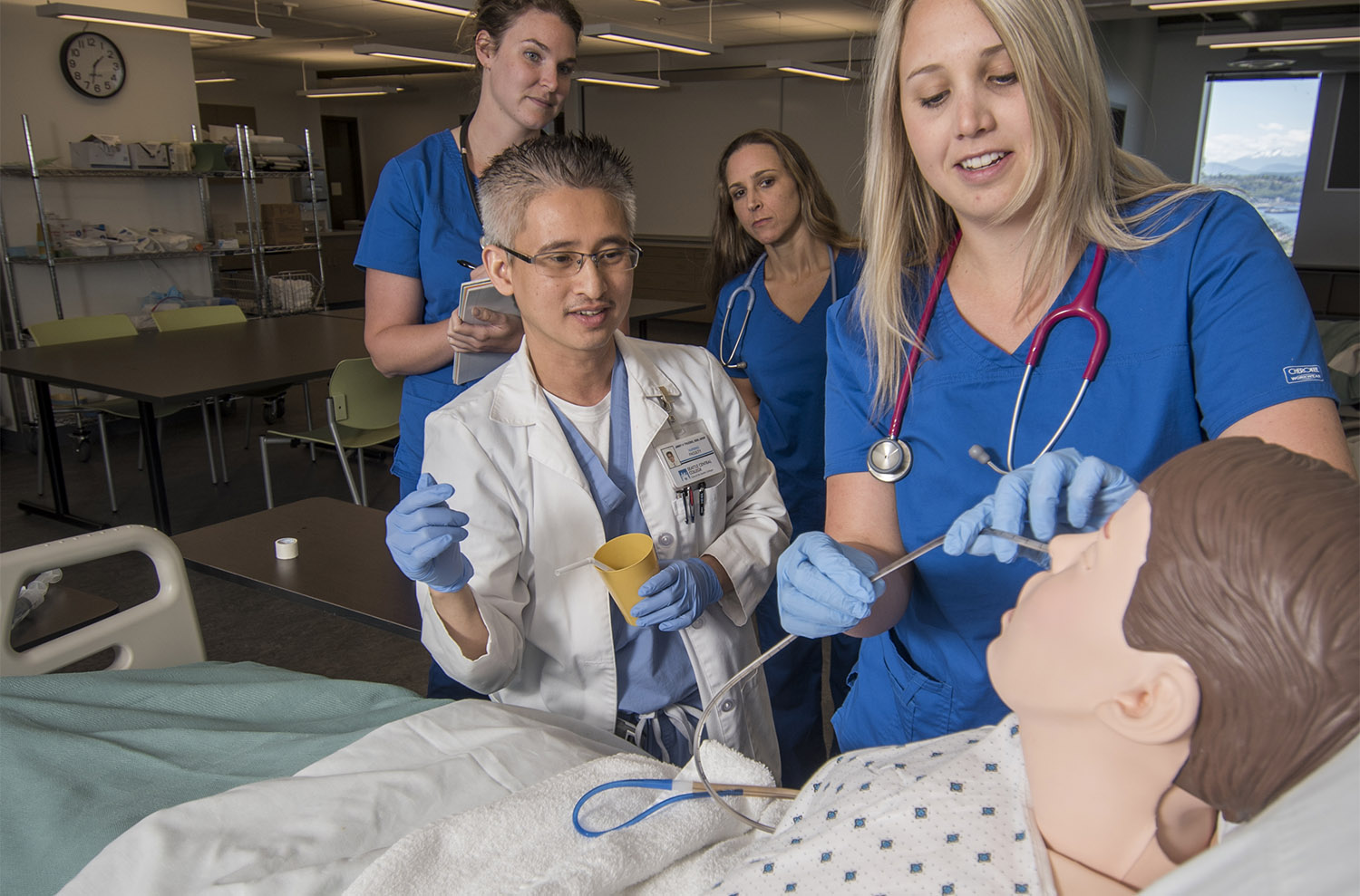 Nurse Training Telegraph   Nursing Students And Faculty Seattle Central 